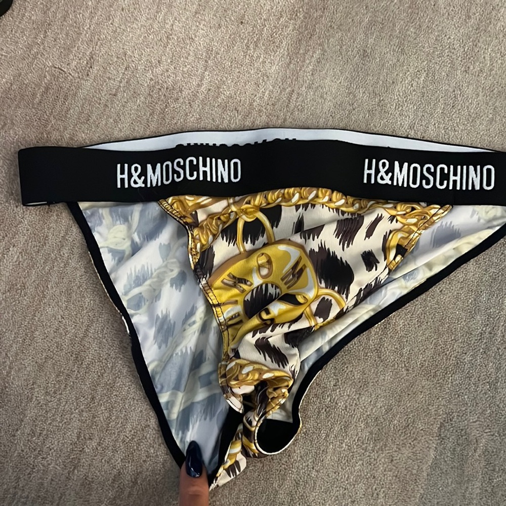 Moschino for H&M bikini bottoms size 6 worn once